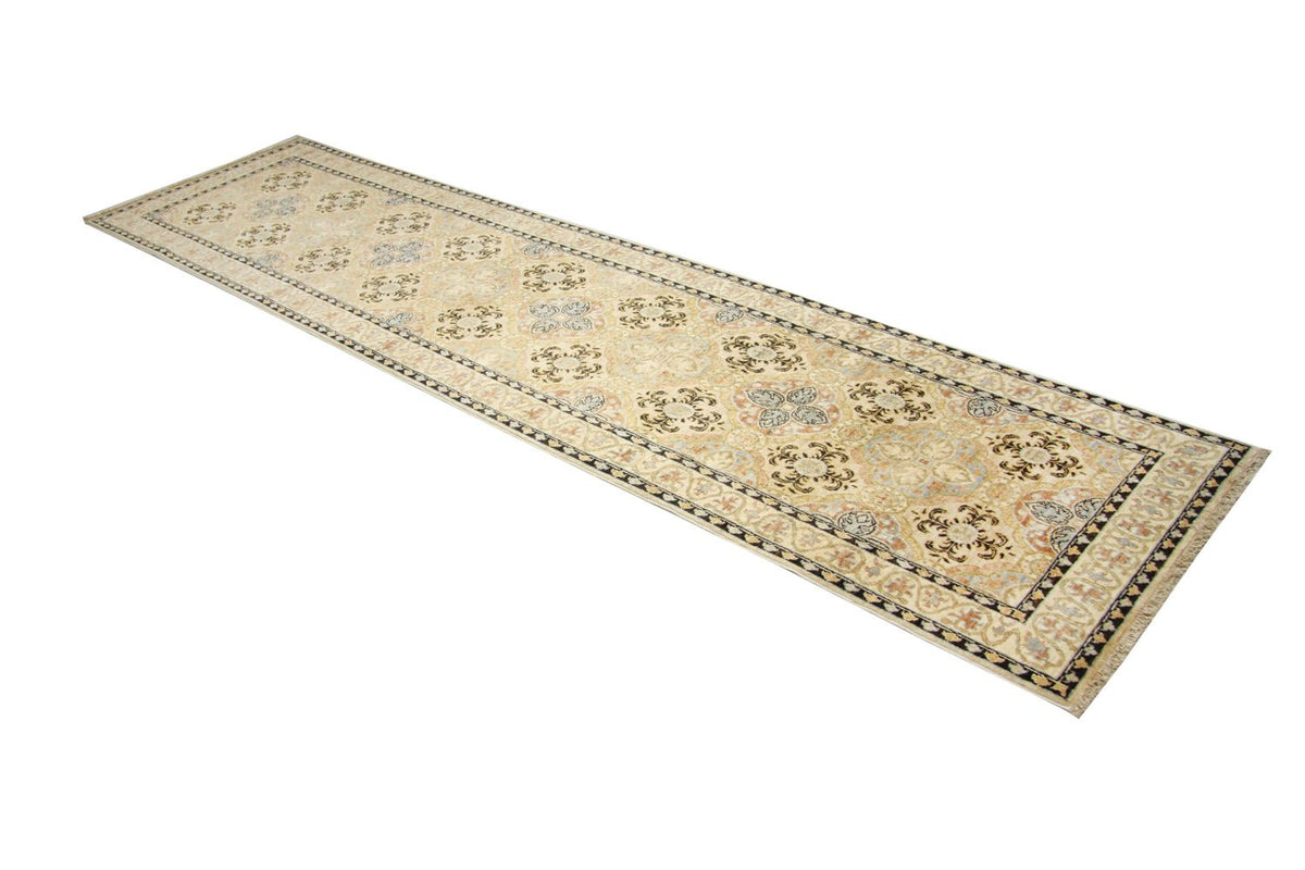 Loper Ziegler tapijt - 355 x 90 cm - beige