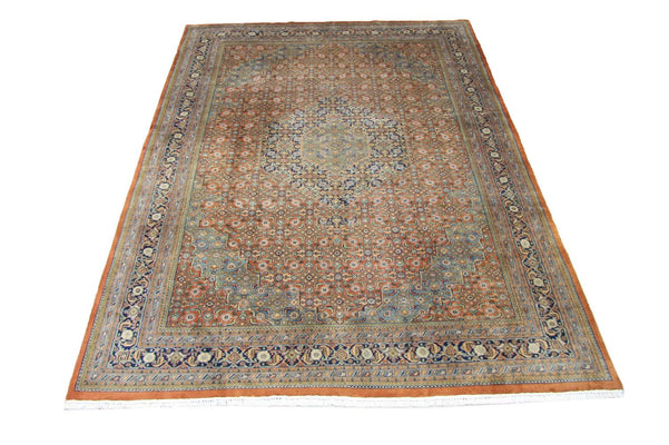 Perzisch tapijt - Bijar - 348 x 250 cm - blauw