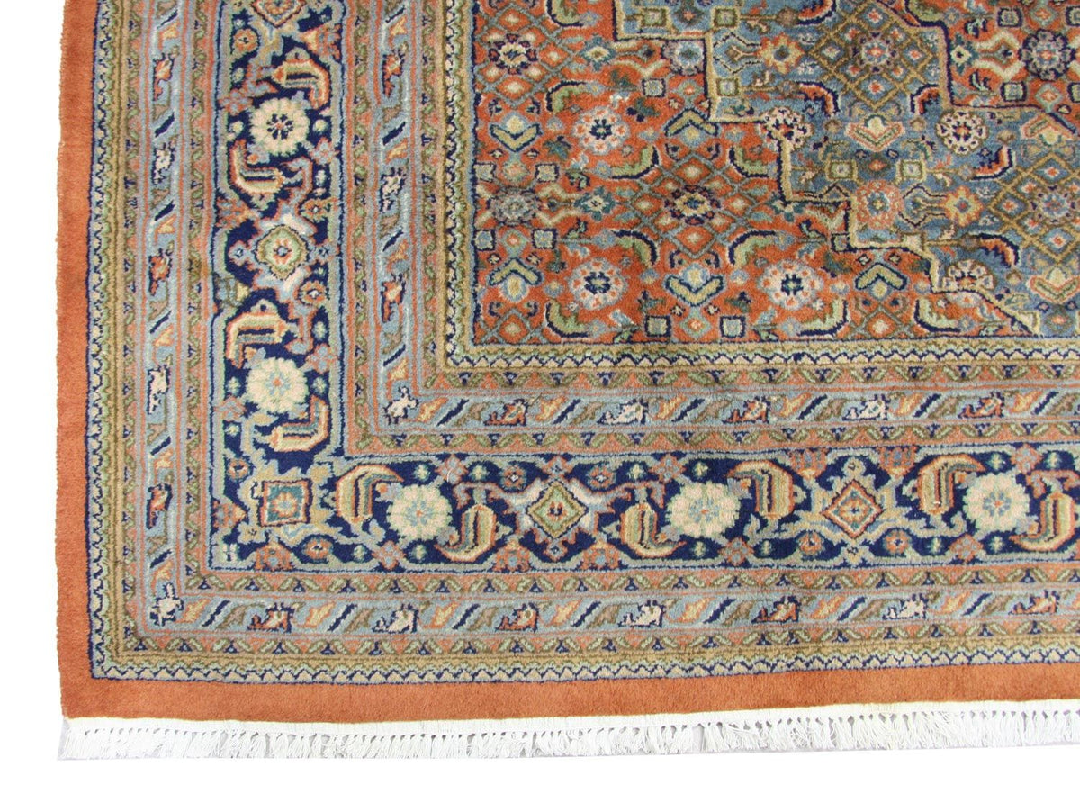 Perzisch tapijt - Bijar - 348 x 250 cm - blauw