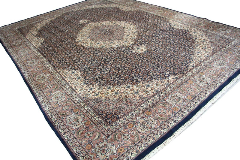Perzisch tapijt - Tabriz - 390 x 290 cm - blauw