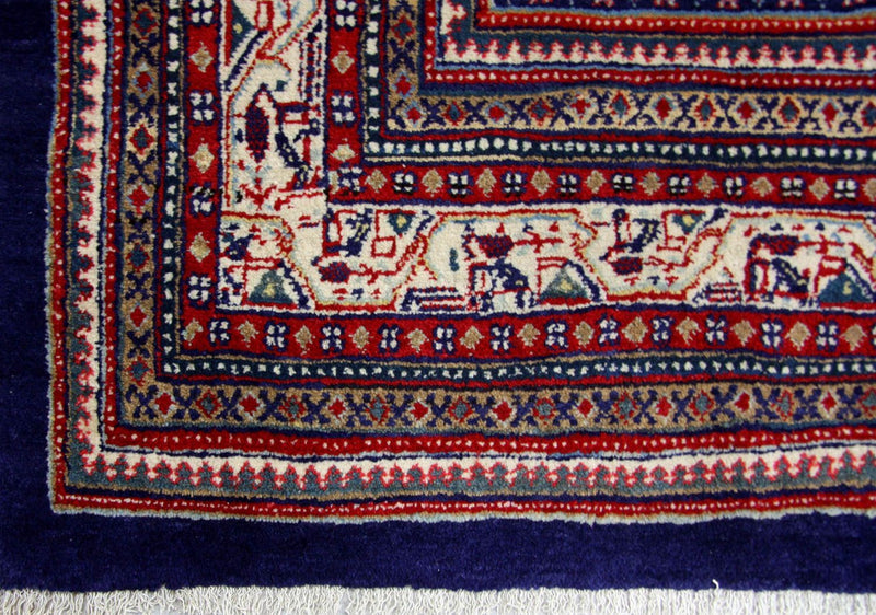 Perzisch tapijt - Mir vierkant  - 267 x 266 cm - blauw