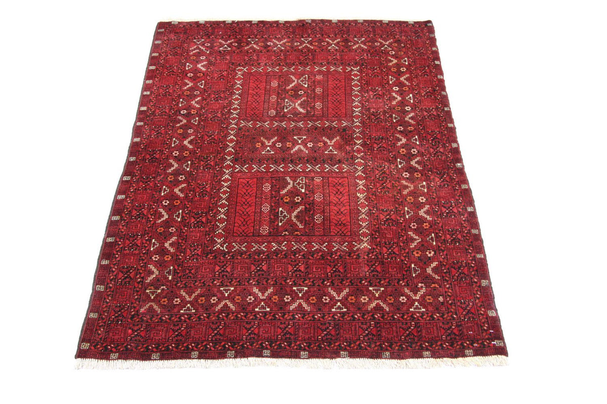 Afghaans tapijt - 208 x 150 cm - rood
