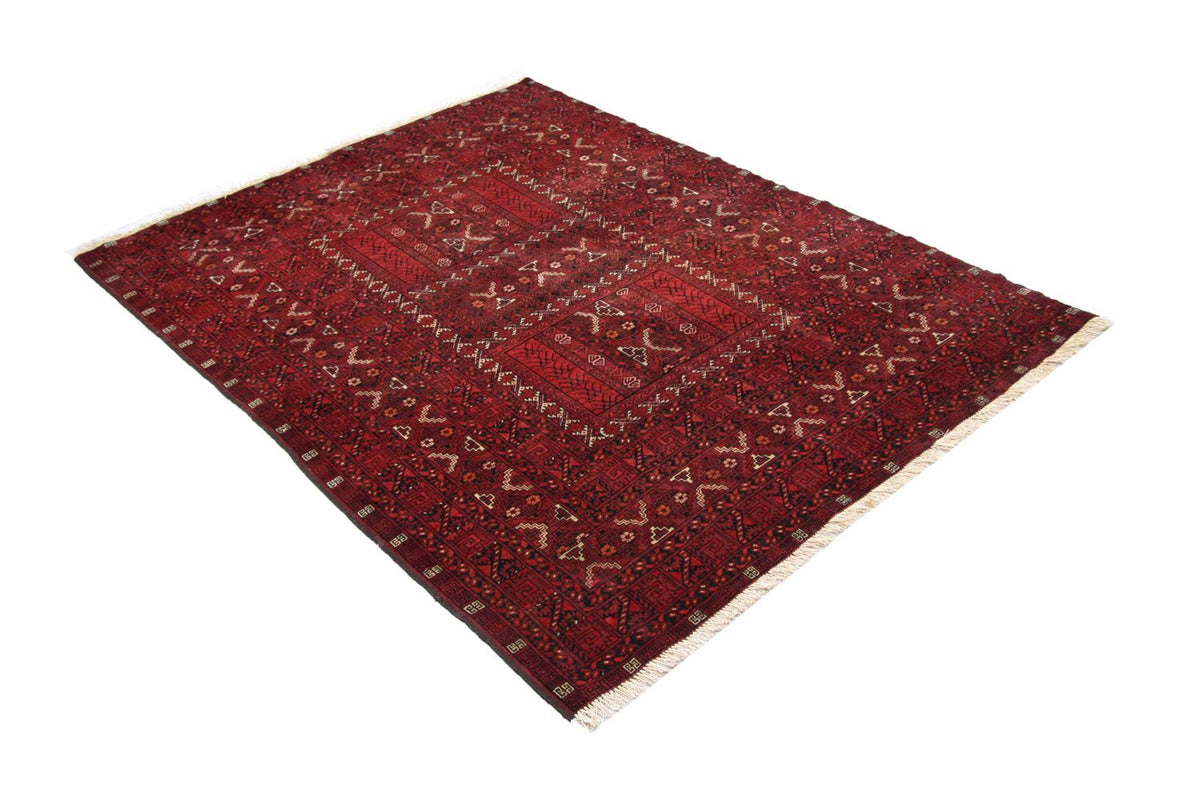 Afghaans tapijt - 208 x 150 cm - rood