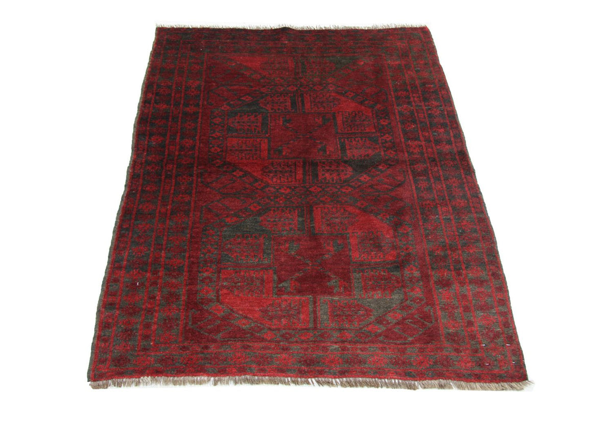 Afghaans tapijt - 154 x 114 cm - rood
