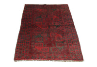 Afghaans tapijt - 154 x 114 cm - rood