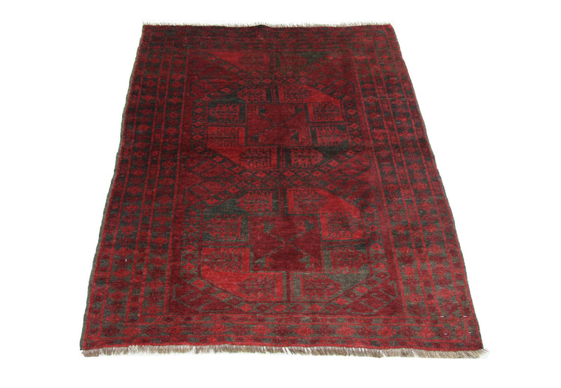 Afghaans tapijt - 154 x 114 cm - rood