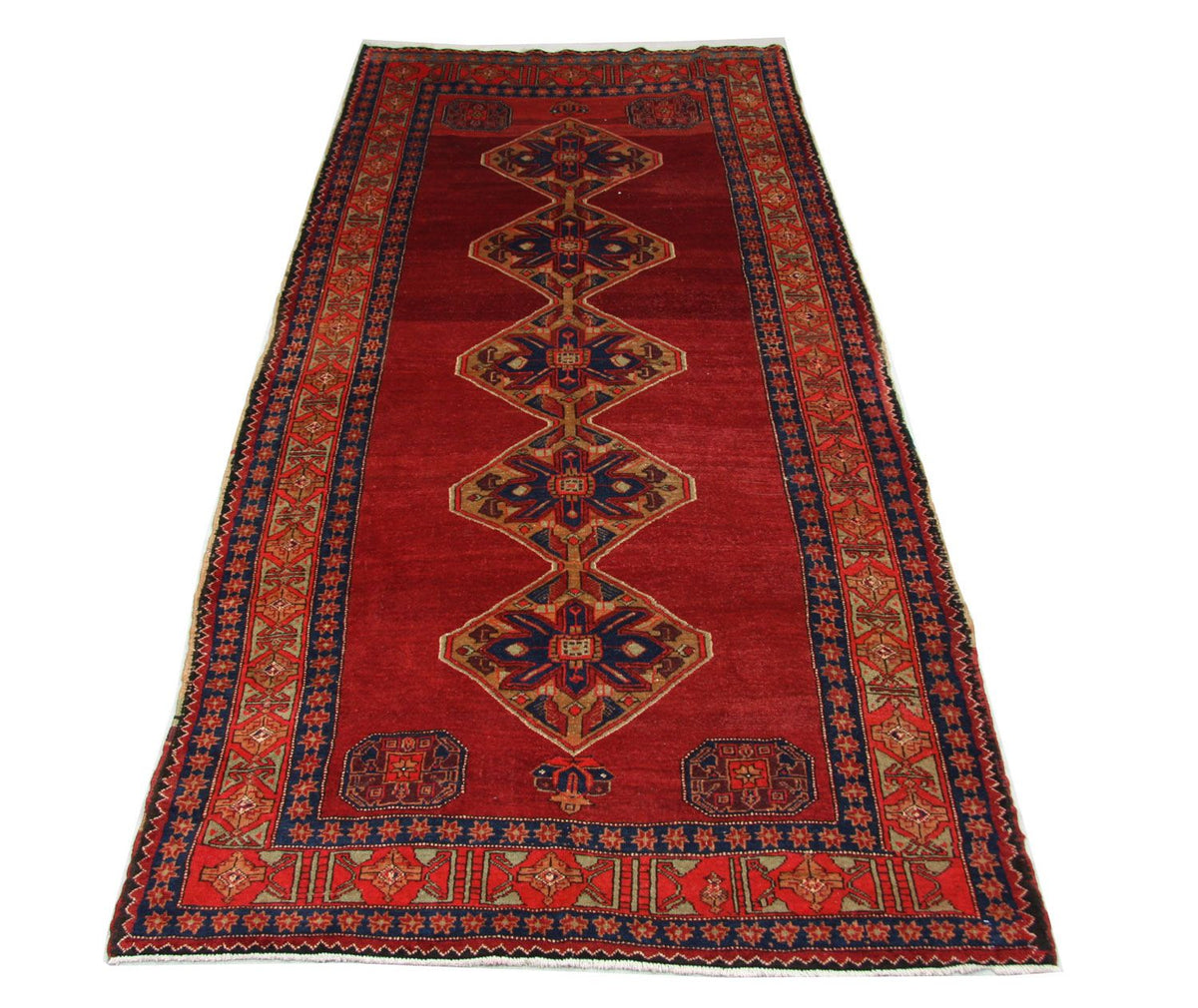 Loper Perzisch Tapijt - Nomadisch - 369 x 178 cm - rood