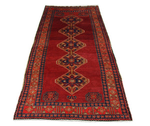 Loper Perzisch Tapijt - Nomadisch - 369 x 178 cm - rood