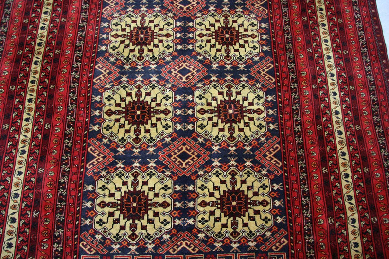 Afghaans tapijt - 288 x 195 cm - rood