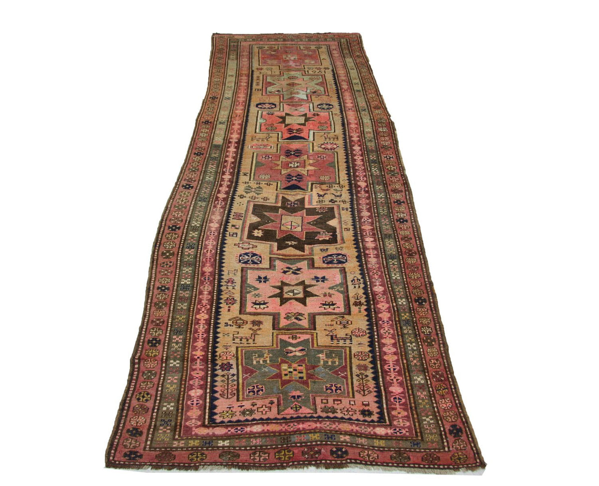 Loper Ziegler Tapijt - Shirvan - 390 x 148 cm - veelkleurig