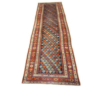 Loper Ziegler Tapijt - Shirvan - 440 x 113 cm - bruin