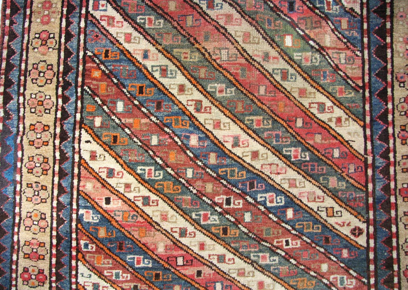 Loper Perzisch Tapijt - Nomadisch - 373 x 120 cm - blauw