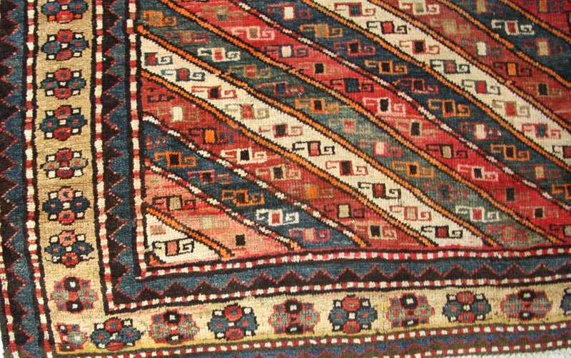 Loper Perzisch Tapijt - Nomadisch - 373 x 120 cm - blauw