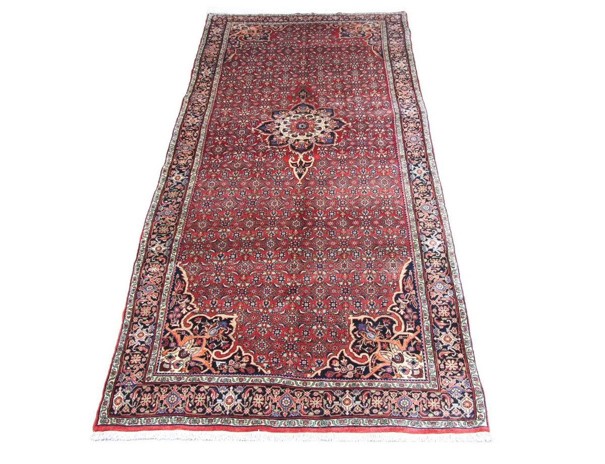 Loper Perzisch tapijt - Bijar - 350 x 170 cm - rood