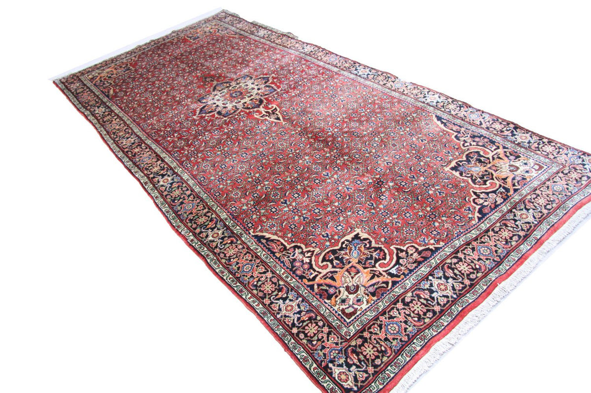 Loper Perzisch tapijt - Bijar - 350 x 170 cm - rood