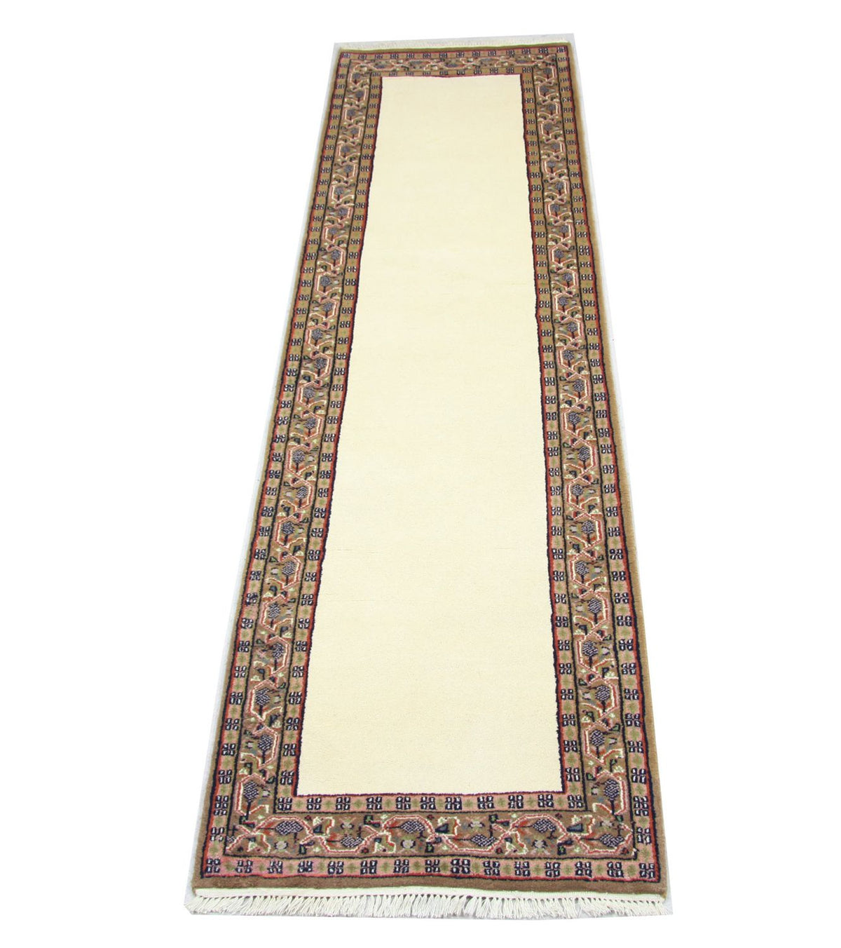 Loper Perzisch tapijt - Mir - 295 x 85 cm - beige