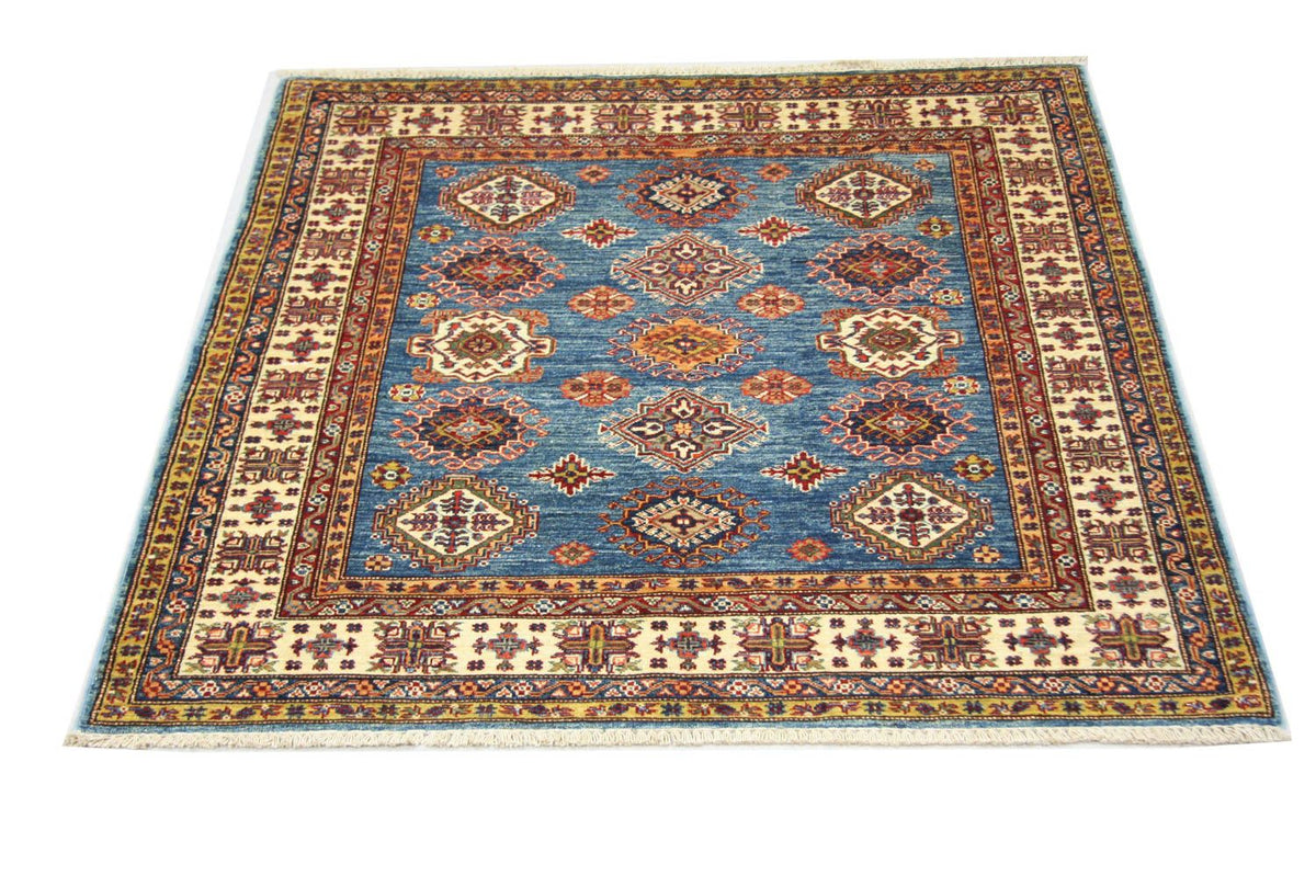 Ziegler tapijt vierkant  - 155 x 149 cm - blauw