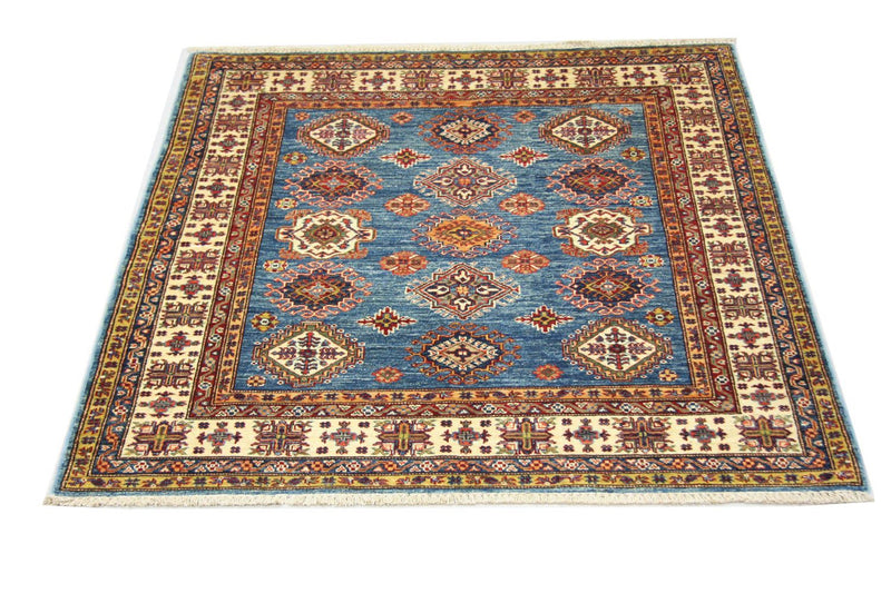 Ziegler tapijt vierkant  - 155 x 149 cm - blauw