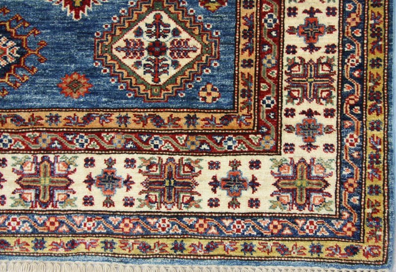 Ziegler tapijt vierkant  - 155 x 149 cm - blauw