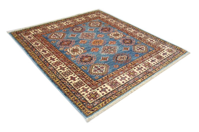 Ziegler tapijt vierkant  - 155 x 149 cm - blauw