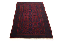 Afghaans tapijt - 155 x 100 cm - rood