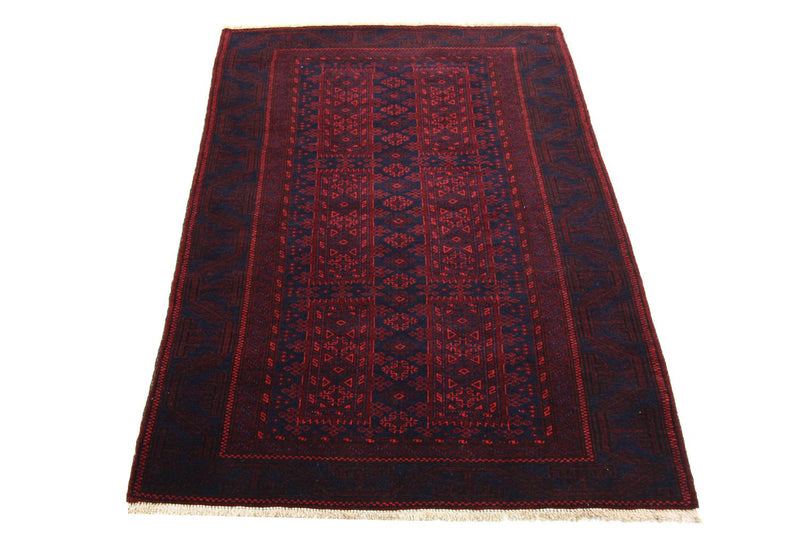 Afghaans tapijt - 155 x 100 cm - rood