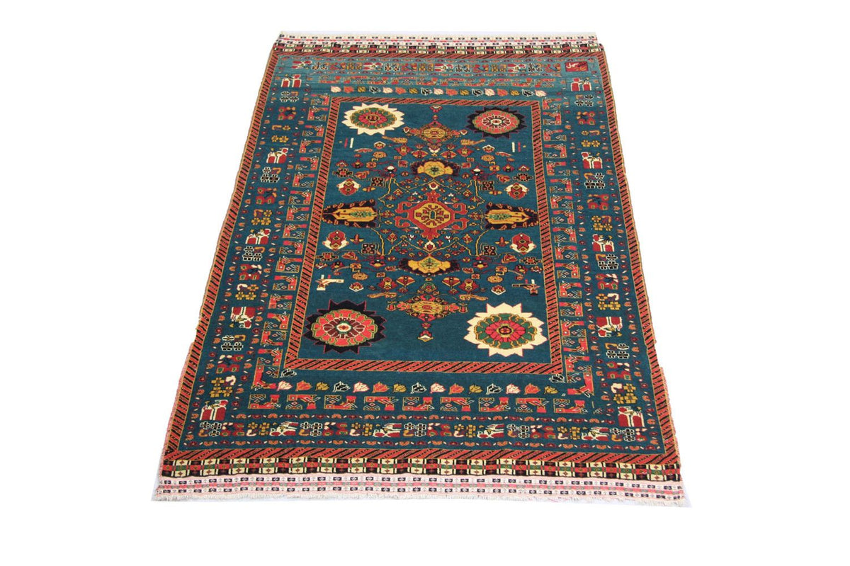 Afghaans tapijt - 182 x 123 cm - blauw