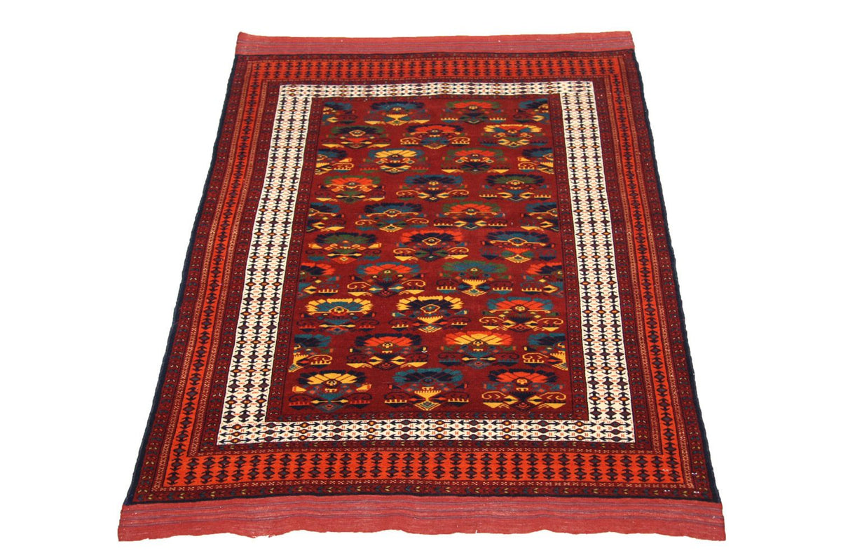 Afghaans tapijt - 160 x 130 cm - roest