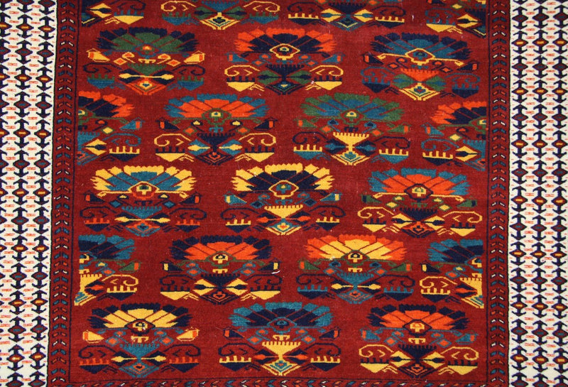 Afghaans tapijt - 160 x 130 cm - roest