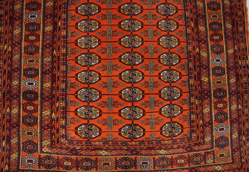 Afghaans tapijt - 177 x 119 cm - oranje