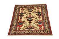 Afghaans tapijt - 135 x 114 cm - beige