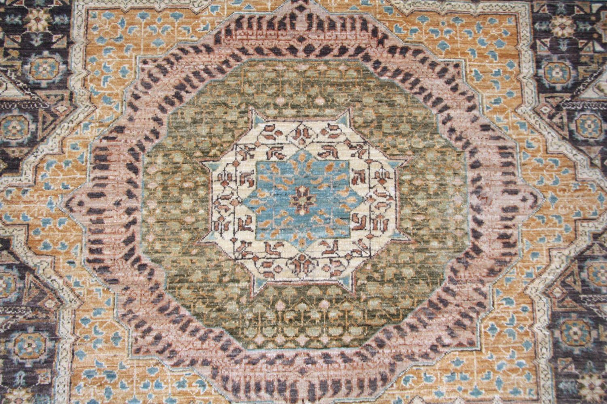 Ziegler tapijt - 354 x 271 cm - blauw