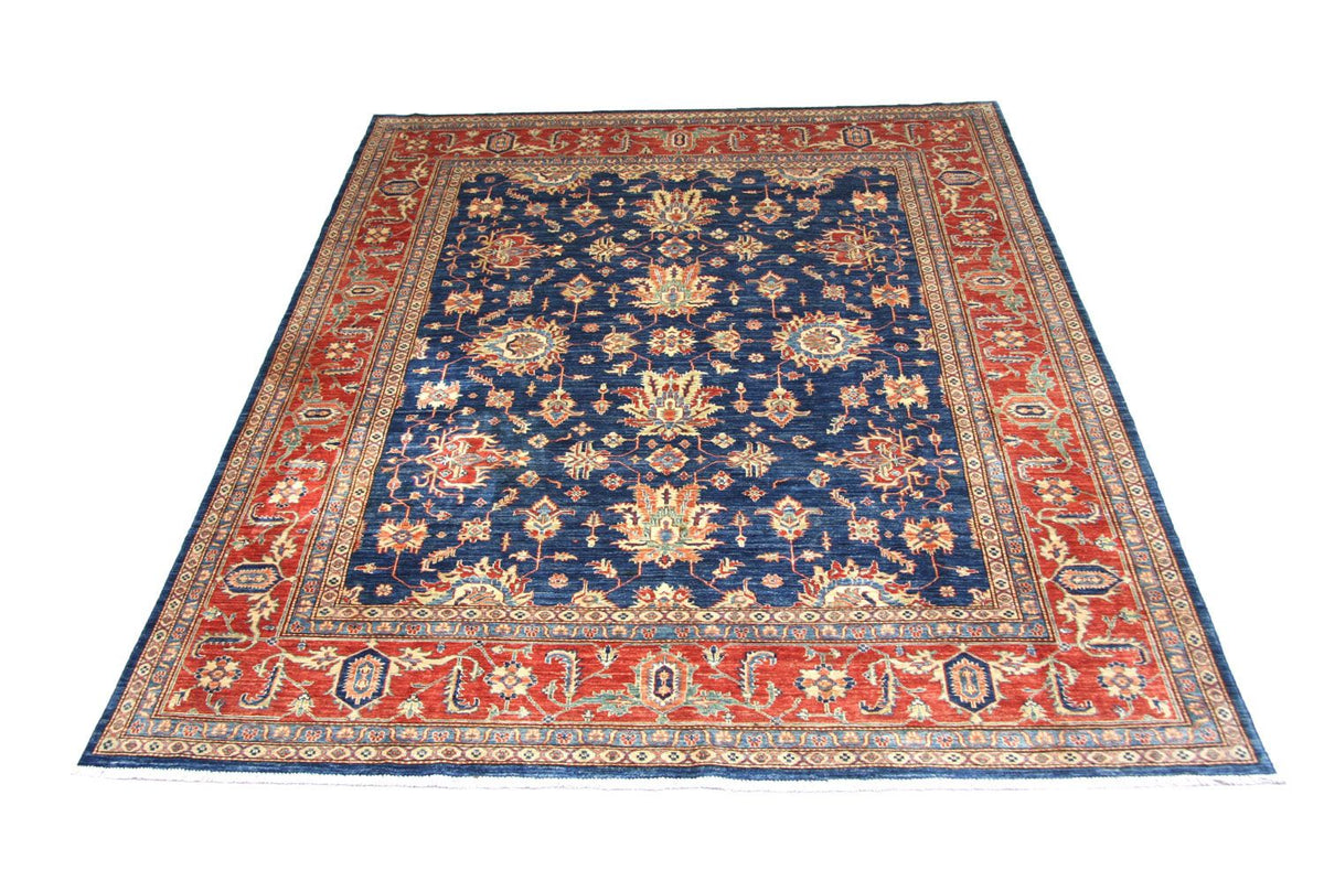 Ziegler Tapijt - Kazak - 303 x 246 cm - blauw