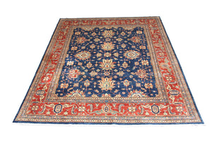 Ziegler Tapijt - Kazak - 303 x 246 cm - blauw