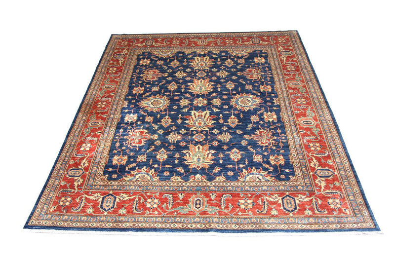 Ziegler Tapijt - Kazak - 303 x 246 cm - blauw