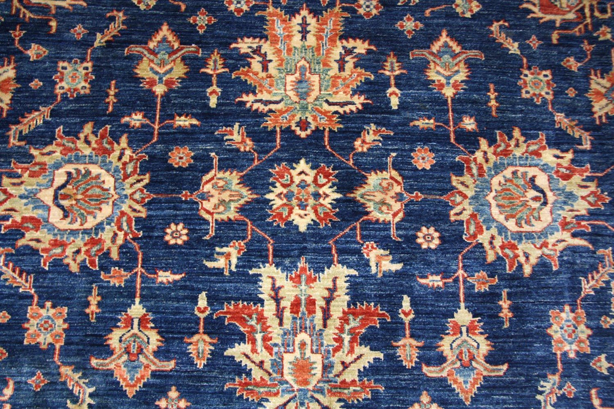 Ziegler Tapijt - Kazak - 303 x 246 cm - blauw