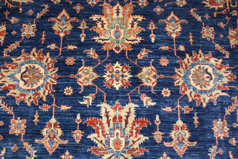 Ziegler Tapijt - Kazak - 303 x 246 cm - blauw