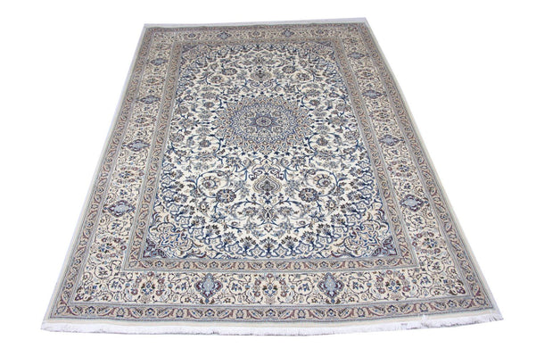 Perzisch tapijt - Nain - 359 x 251 cm - blauw