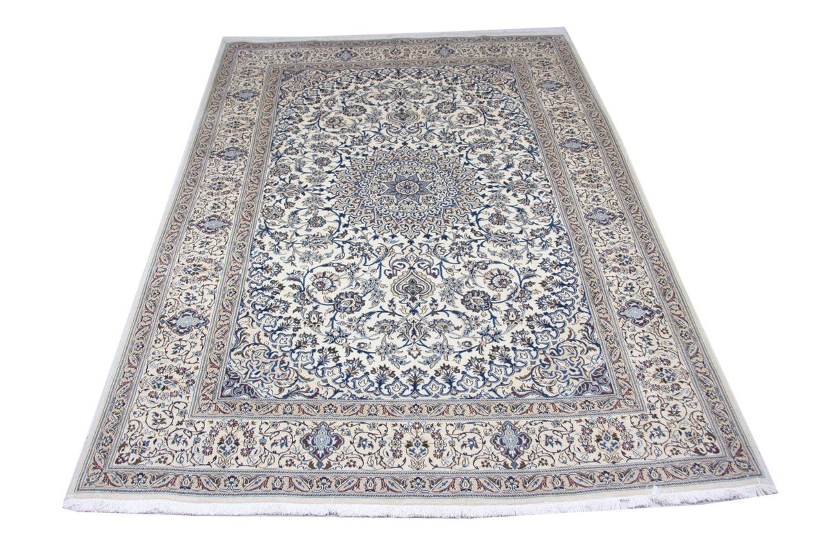 Perzisch tapijt - Nain - 359 x 251 cm - blauw
