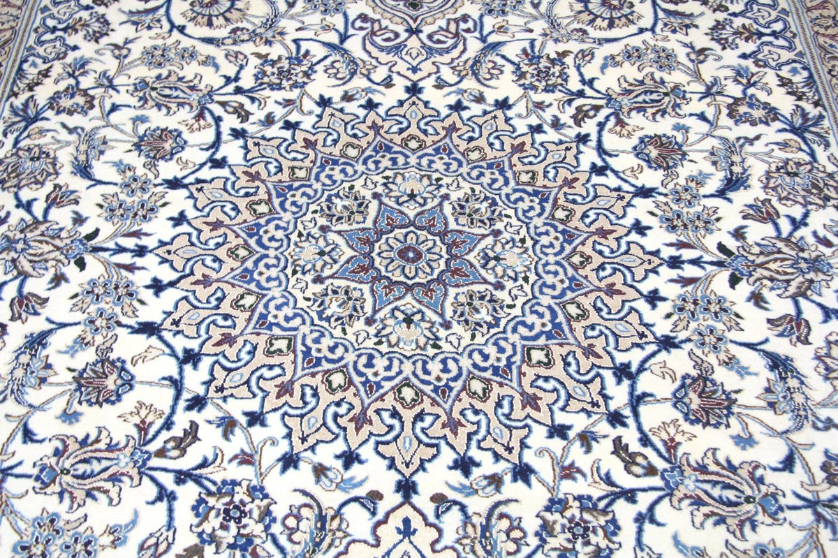 Perzisch tapijt - Nain - 359 x 251 cm - blauw