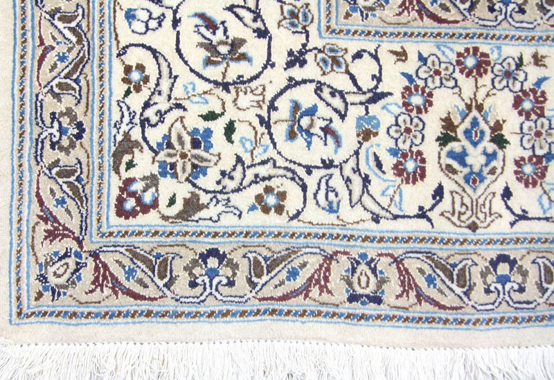 Perzisch tapijt - Nain - 359 x 251 cm - blauw