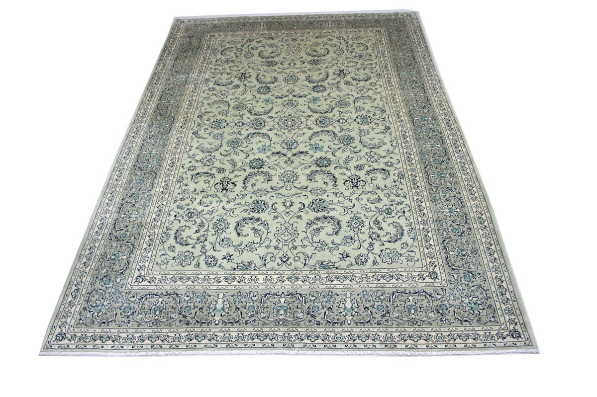 Perzisch tapijt - Keshan - 362 x 251 cm - blauw