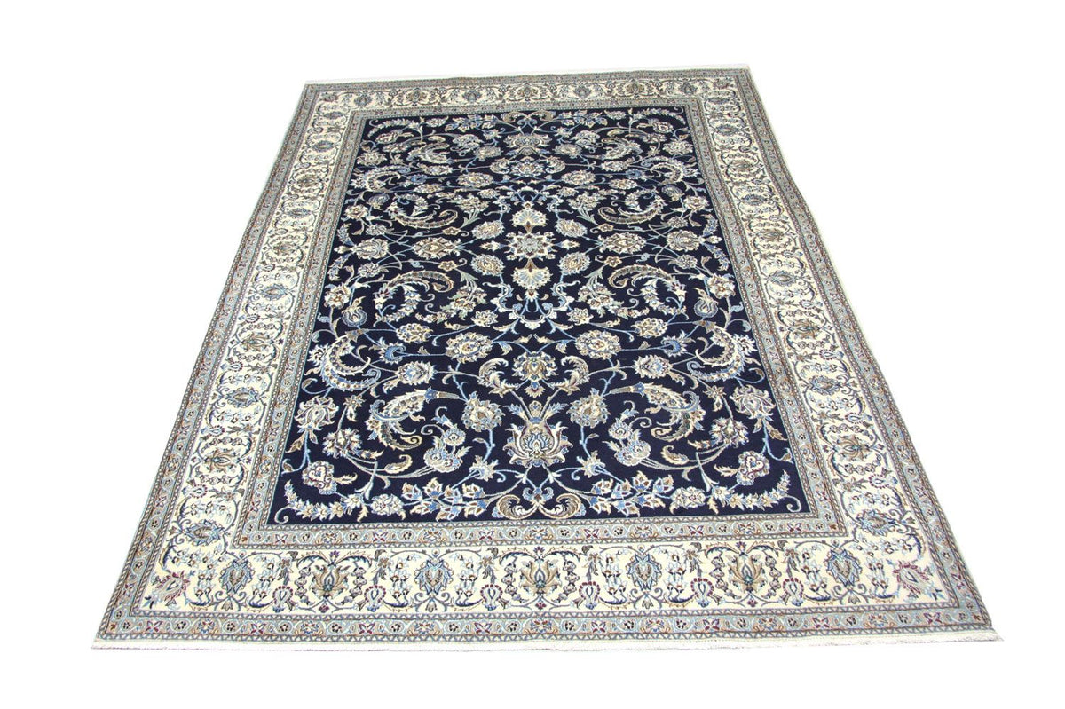 Perzisch tapijt - Nain - 334 x 245 cm - donkerblauw