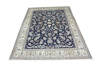 Perzisch tapijt - Nain - 334 x 245 cm - donkerblauw