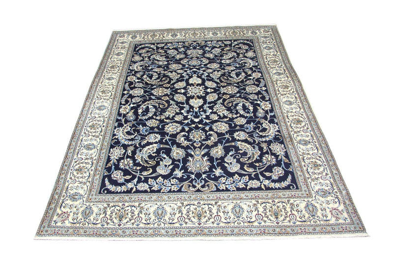Perzisch tapijt - Nain - 334 x 245 cm - donkerblauw