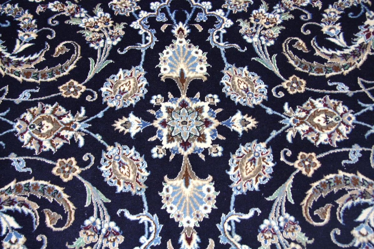 Perzisch tapijt - Nain - 334 x 245 cm - donkerblauw