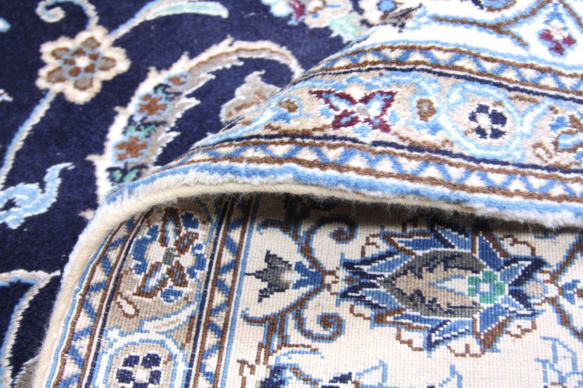 Perzisch tapijt - Nain - 334 x 245 cm - donkerblauw