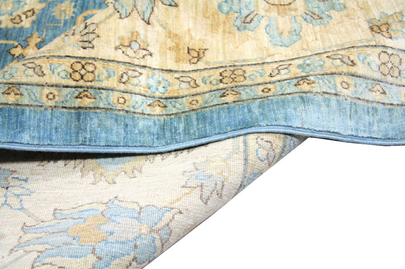 Ziegler tapijt - 366 x 266 cm - blauw