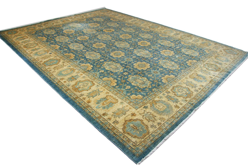 Ziegler tapijt - 366 x 266 cm - blauw
