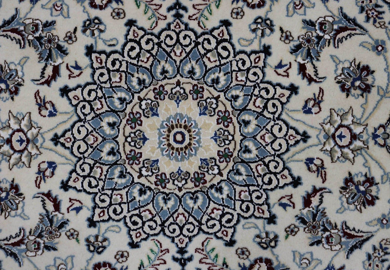 Perzisch tapijt - Nain - Koninklijk - 172 x 120 cm - blauw